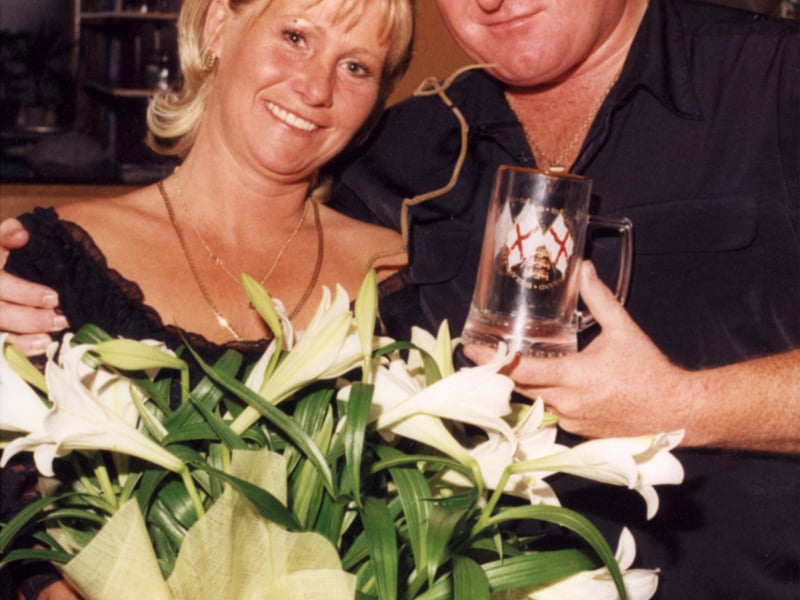 Keith Slater and Barbara Savage at the Pump and Truncheon on Bonny Street