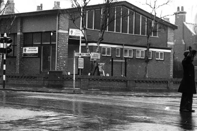 The new headquarters of the Blackpool Division of the St John Ambulance Brigade, on the corner of Hornby Road and Park Road, was opened in 1963 by the Rt. Hon.Lord Cozens-Hardy DL (chairman of the St John Council for Lancashire)