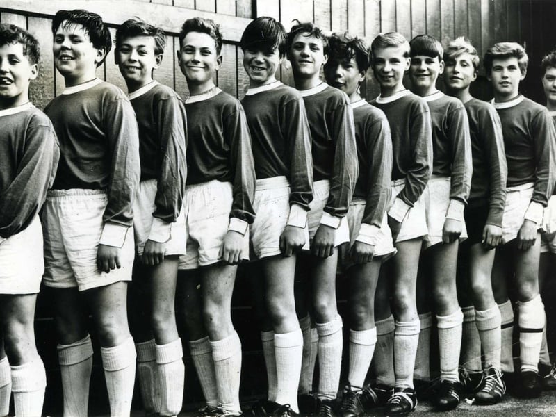 Fleetwood Bailey School under 14s football team in 1964