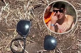 Amateur sleuths searching for Jay Slater claim they have found a pair of sunglasses that could belong to the missing teenager. Credit: TikTok / @christopertenerife