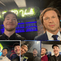Selfies with various different waxworks at Madame Tussauds