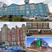 Collage of luxury hotels in Blackpool