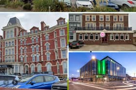 Collage of luxury hotels in Blackpool