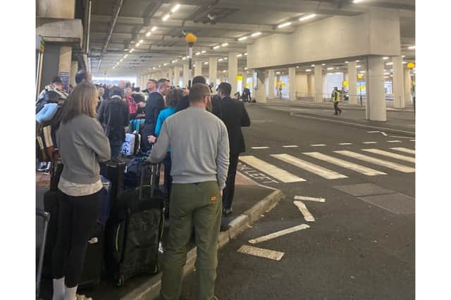 Terminal 2 at Heathrow was evacuated on the morning of Friday, July 5, 2024 Picture: Sarah McCann