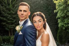 A computer generated image of Stephanie and Leon marrying that was posted on social media (Credit: GMP)