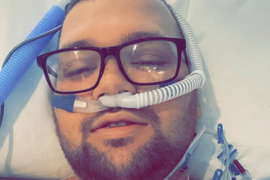 James Johnson in hospital