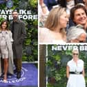 Take a look at a selection of the celebrities at Wimbledon 2024 over the weekend
