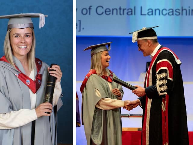 Lancashire cricket star Alex Hartley has become a UCLan Honorary Fellow