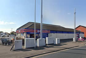 The robbery at B&M in Whitegate Drive happened at 11.46am on Thursday, June 6