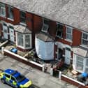 Drone footage shows devastation caused by fatal house fire in Peter Street, Blackpool