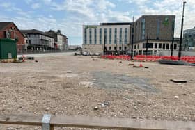 The site earmarked for use as a new car park