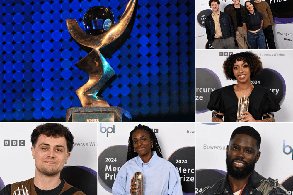 (Clockwise - top right) English Teacher, Nia Archives, Getts, Cat Burns and corto.alto are among the names nominated for this year's Mercury Prize (credit: Mercury Prize/Getty Images)
