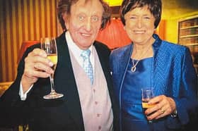 The late Sir Ken Dodd pictured with his wife Anne who will be presenting the screening of a new documentary film this weekend.