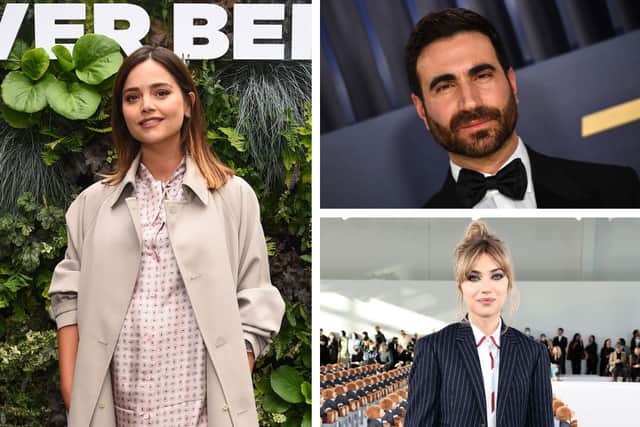 Stars of All of You: Jenna Coleman, Brett Goldstein and Imogen Poots. Credit: Getty