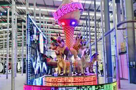 Disco Donkey Cavalcade designed by Laurence Llewellyn-Bowen