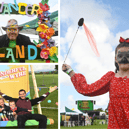 Family fun at Wanderland, a new family festival at Cottom Hall Fields, Poulton-Le-Fylde, with live music, performances, crafts and workshops, organised by Wyre Council.
