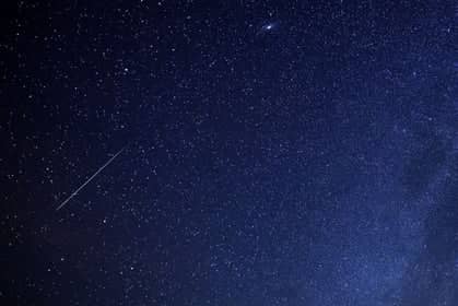Meteor shower.