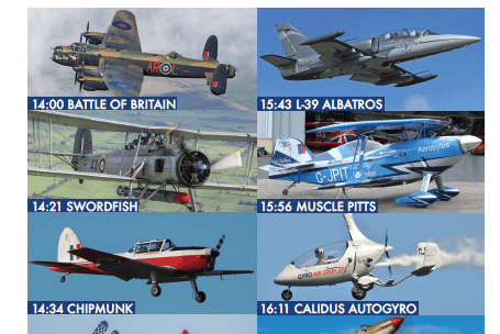 Sunday Blackpool Air Show Aircrafts