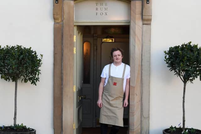 Owner Bob Geldard, pictured outside The Rum Fox.