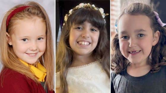 Elsie Dot Stancombe, 7, Dasilva Aguiar, 9 and  Bebe King, 6, were fatally stabbed in Southport on Monday. A 17-year-old boy, who cannot be named for legal reasons because of his age, remains in custody accused of murder and attempted murder