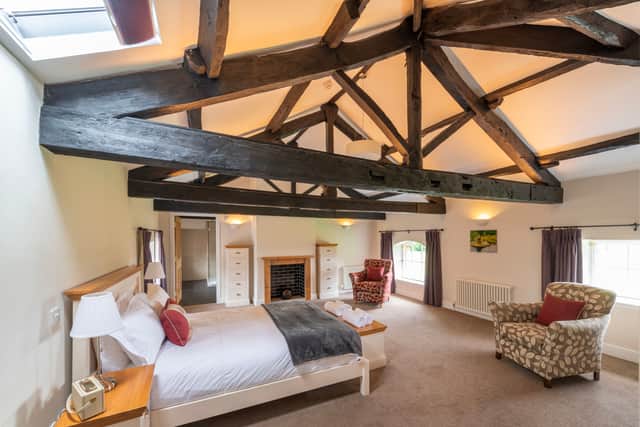 One of the nine luxury self-catering apartments at Netherby Hall