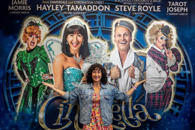 Hayley Tammadon will play the Fairy Godmother in Cinderalla at Blackpool Grand Theatre this Christmas.