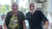 Dorothy Pineau with husband Frank at home in Ottawa