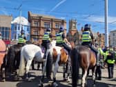 Protesters descend on Blackpool Prom and close to Blackpool Town Hall after Southport murders