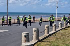 Protesters descend on Blackpool Prom and close to Blackpool Town Hall after Southport murders