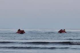 The RNLI launched two lifeboats after concerns were raised there was a person missing at sea.