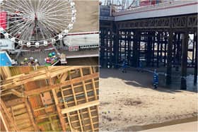 A woman in her 50s fell approximately 30ft from Central Pier in Blackpool