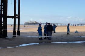 Emergency services at the scene of the incident 