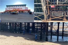 A woman who fell approximately 30ft from Central Pier in Blackpool reportedly required surgery for her injuries