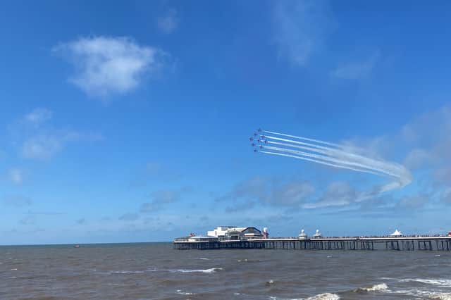 The Red Arrows over Blackpool