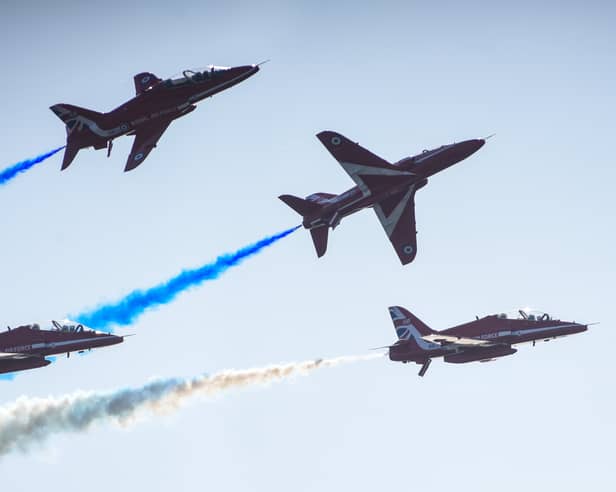 The 2024 Blackpool Airshow. The Red Arrows.