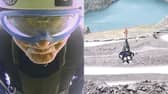 Great-grandad David Aris, aged 94, becomes the oldest person to take on the fastest zip line in the world.
