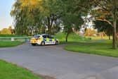 Police in Stanley Park, Blackpool (stock picture)