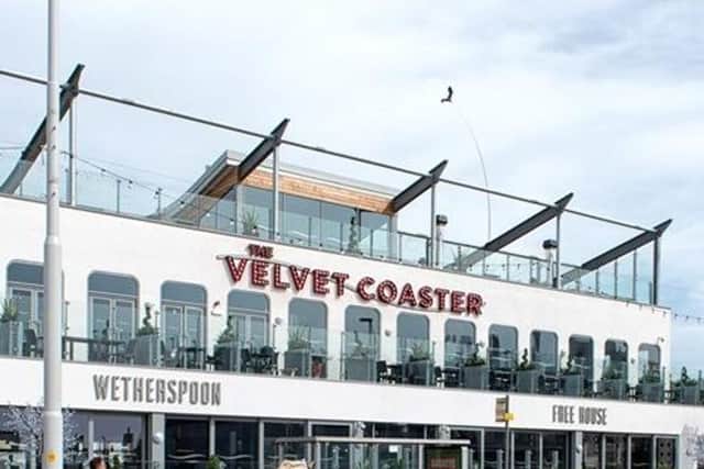 The Velvet Coaster, on Blackpool's South Shore promenade, is included in a Grand Tour of JD Wetherspoon pubs
