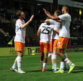 Blackpool overcame Burton Albion in the first round 