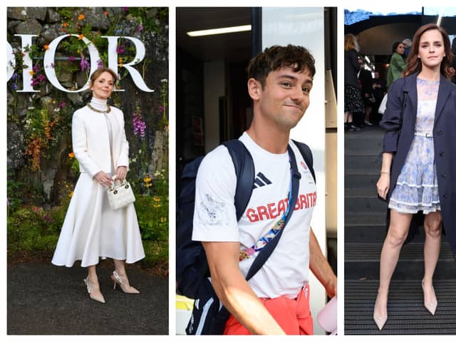 Tom Daley and Emma Watson aced their A-levels and Geri Horner received an A in English Language