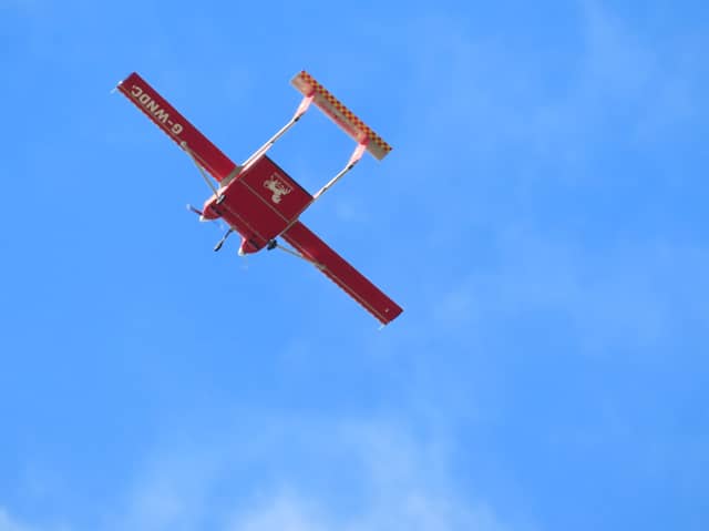 The drones and self-flying aircrafts will be able to hold heavy loads of fire retardant.