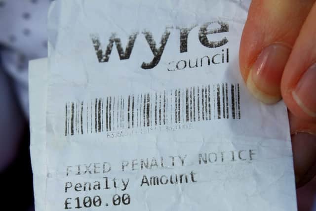 Litterbusters in Wyre have been accued of being overzealous