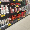 Christmas decorations have already appeared in some stores in Lancashire