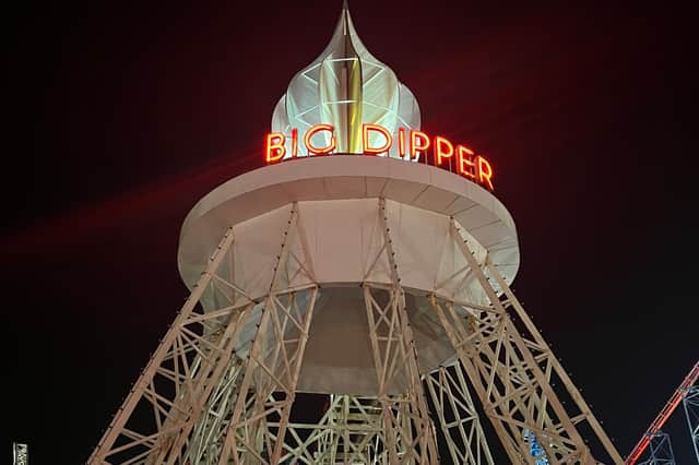 Big Dipper at night