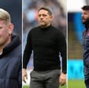 Blackpool's search for a new head coach continues as a new favourite emerges. (Pete Norton, Ben Roberts, and Lewis Storey/Getty Images)