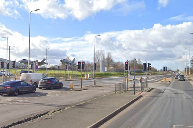 Fowler sped through a red light on the A59 at the same time Martyn Smith was turning right onto the road
