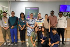Some of the junior doctors who have arrived in Blackpool