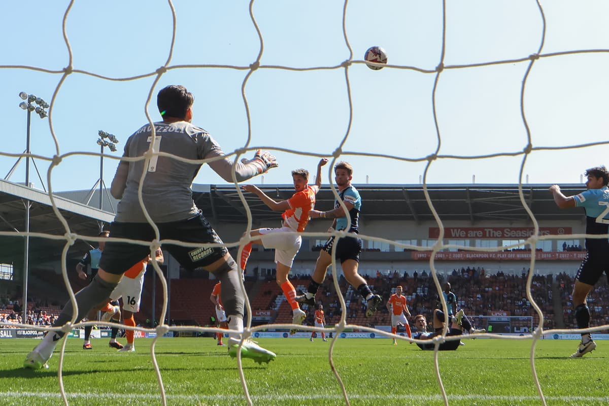 Blackpool interim boss credits striker's efforts following uncertainty ...