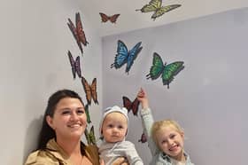 Blackpool mum Cally Steward, along with her daughter Myla, was invited to see their butterfly with baby boy Chesters’s name on. Chester was also the first baby to be born in Blackpool on New Year’s Day 2024 at 2.03am. 