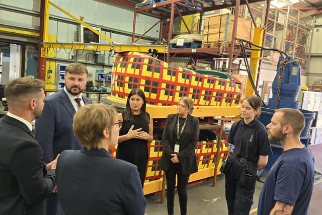 Ms Nandy visited Blackpool as part of a Department for Digital, Culture, Media and Sport (DCMS) tour